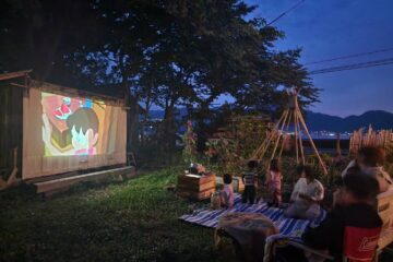 島内子育て支援「子供たちへの上映会」